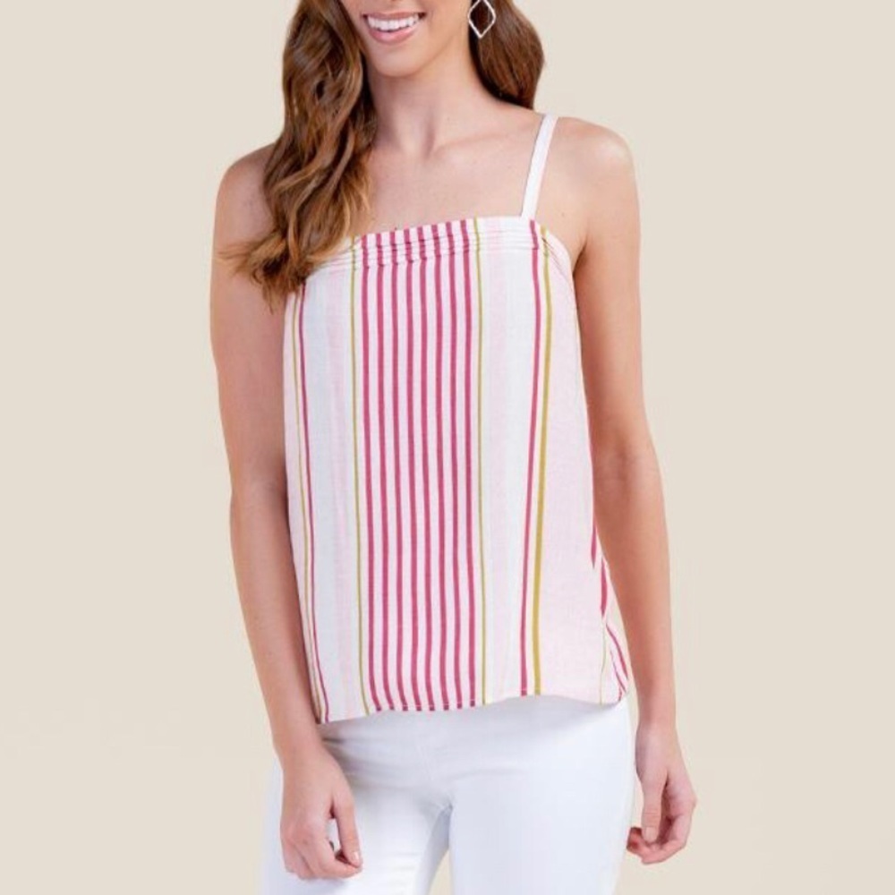 New! Francesca’s Stripe Tank Top